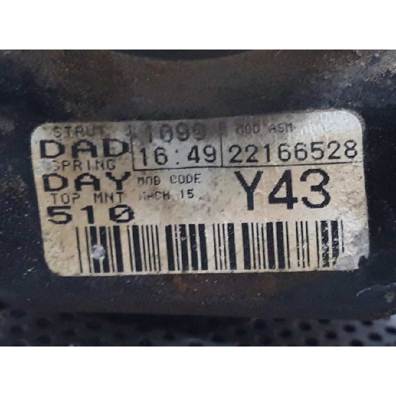 Recambio de amortiguador delantero derecho para gmc chevrolet alero 3.4 ltr piel referencia OEM IAM 22166528 - Gris 3