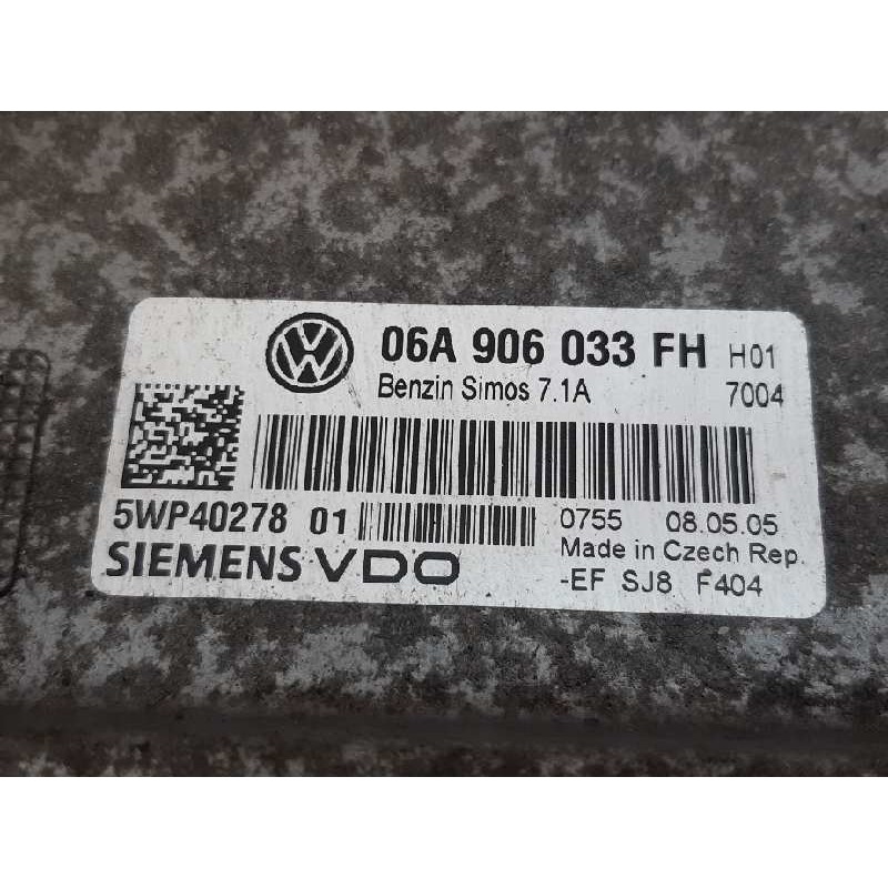 Recambio de centralita motor uce para seat altea (5p1) select referencia OEM IAM 06A906033FH 5WP40278 SIEMENS - Negro 3