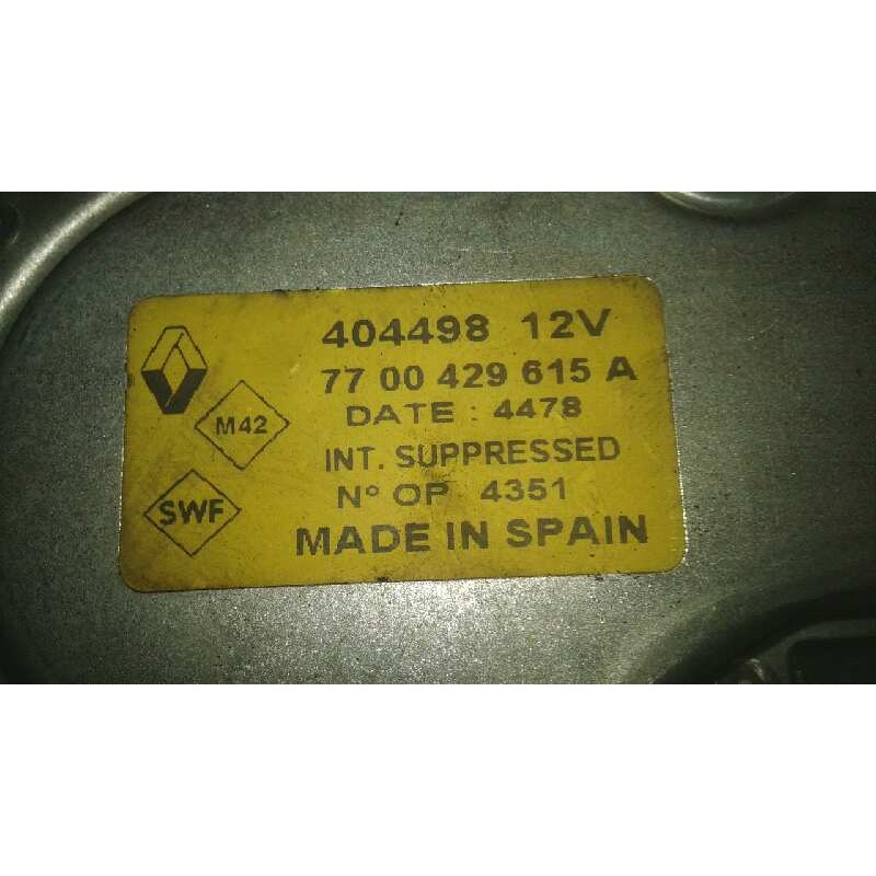 Recambio de motor limpia trasero para renault clio ii fase i (b/cbo) 1.2 referencia OEM IAM 7700429615 404498 2