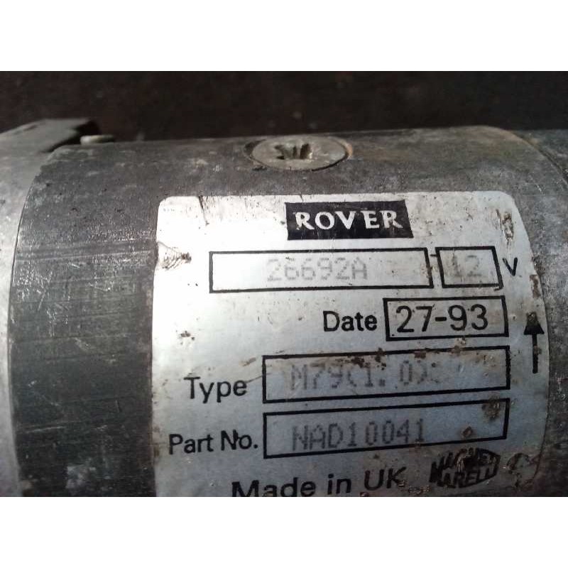 Recambio de motor arranque para rover 200 220 gti (cv.136) referencia OEM IAM 26692A 42611 2