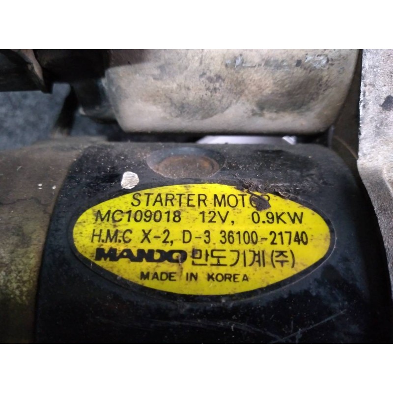 Recambio de motor arranque para mitsubishi santamo (hyundai) santamo confort referencia OEM IAM 3610021740 - Gris 2