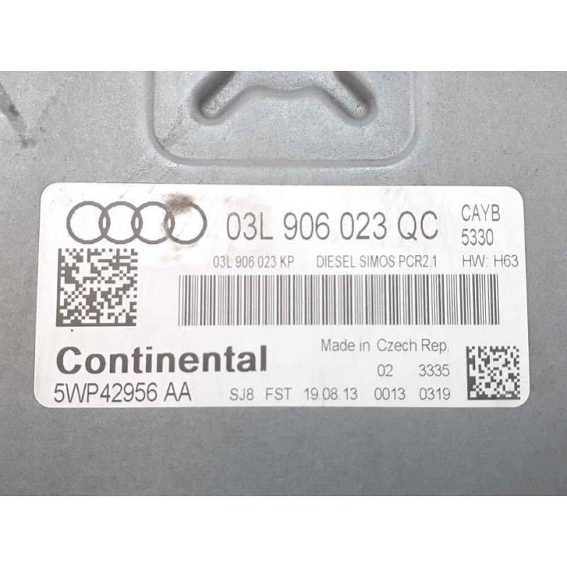 Recambio de centralita motor uce para audi a1 sportback (8xa) ambition referencia OEM IAM 03L906023QC 5WP42956AA 2
