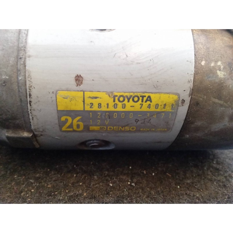Recambio de motor arranque para toyota camry (v10) referencia OEM IAM 2810074011 42648 TOYOTA 4