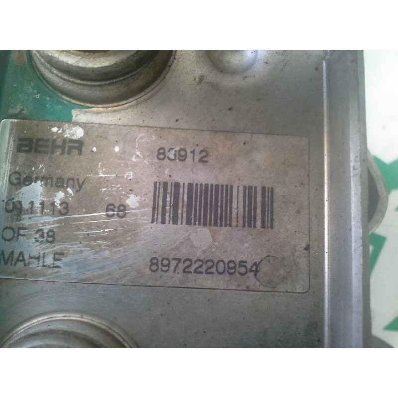 Recambio de enfriador aceite motor para opel combo (corsa c) 1.7 16v di cat (y 17 dtl / lk8) referencia OEM IAM 8972220954 - Blanco 2