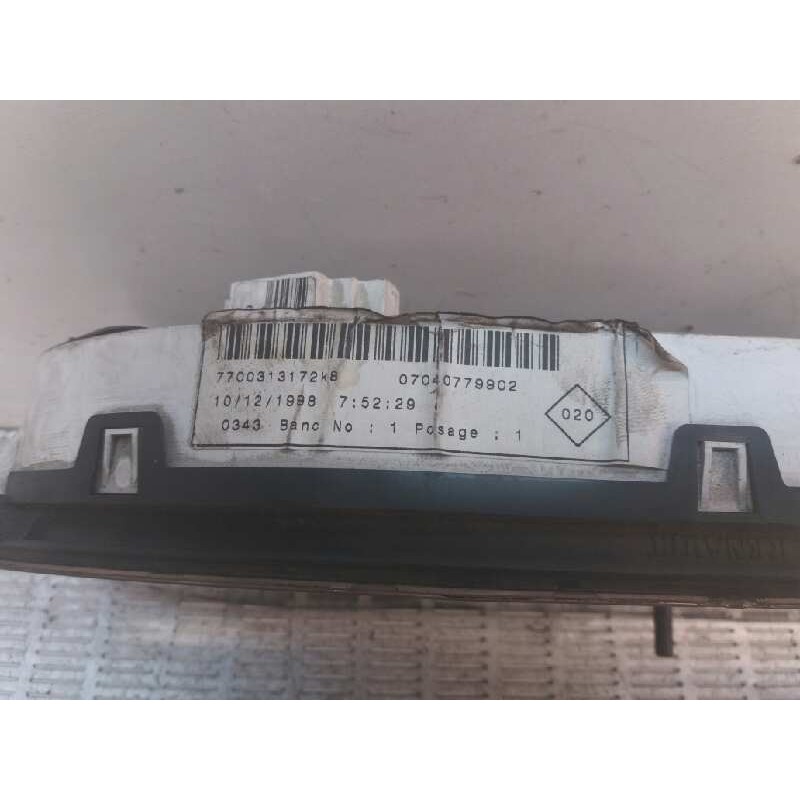 Recambio de cuadro instrumentos para renault kangoo (f/kc0) 1.9 diesel referencia OEM IAM 7700313172K8 07040779902 - Blanco 7