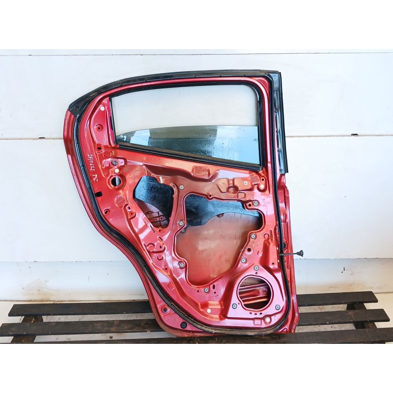 Recambio de puerta trasera izquierda para mazda 2 hatchback (dl, dj) 1.5 skyactiv-g referencia OEM IAM - Rojo 4