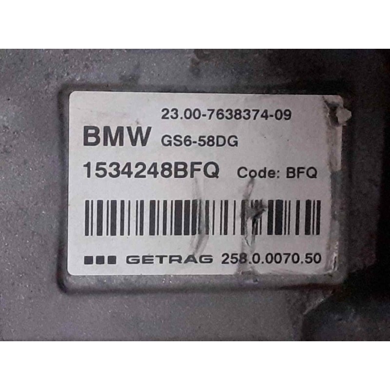 Recambio de caja cambios para mini mini (f56) one d referencia OEM IAM BFQ GS658DG 1534248BFQ 3
