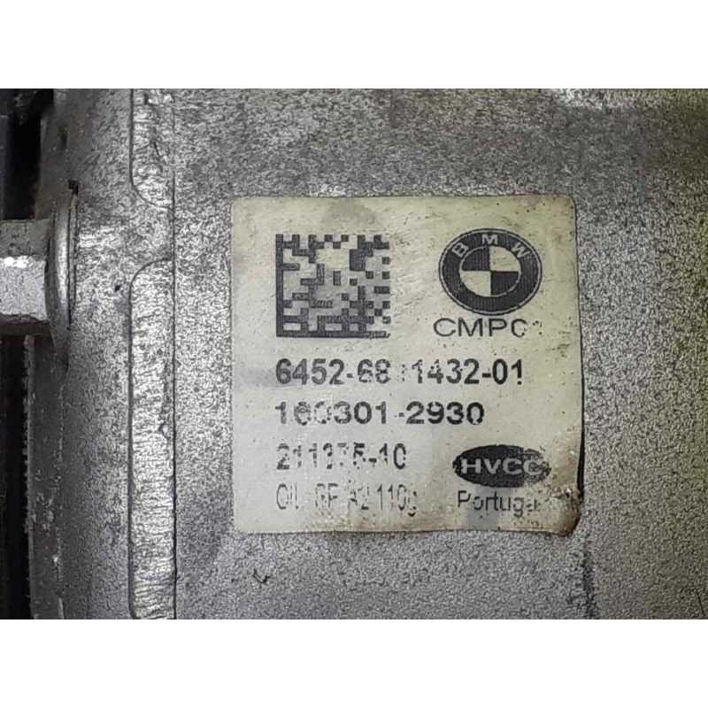 Recambio de compresor aire acondicionado para mini mini (f56) one d referencia OEM IAM 1003012930 21137510 2