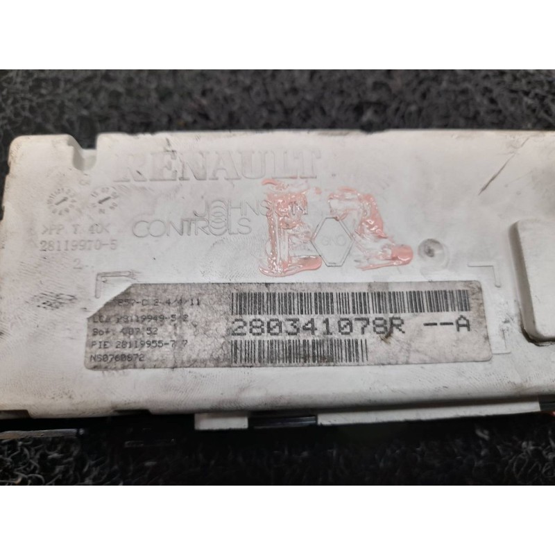 Recambio de pantalla multifuncion para renault trafic caja cerrada (ab 4.01) 27 cn referencia OEM IAM 280341078R - Blanco 5