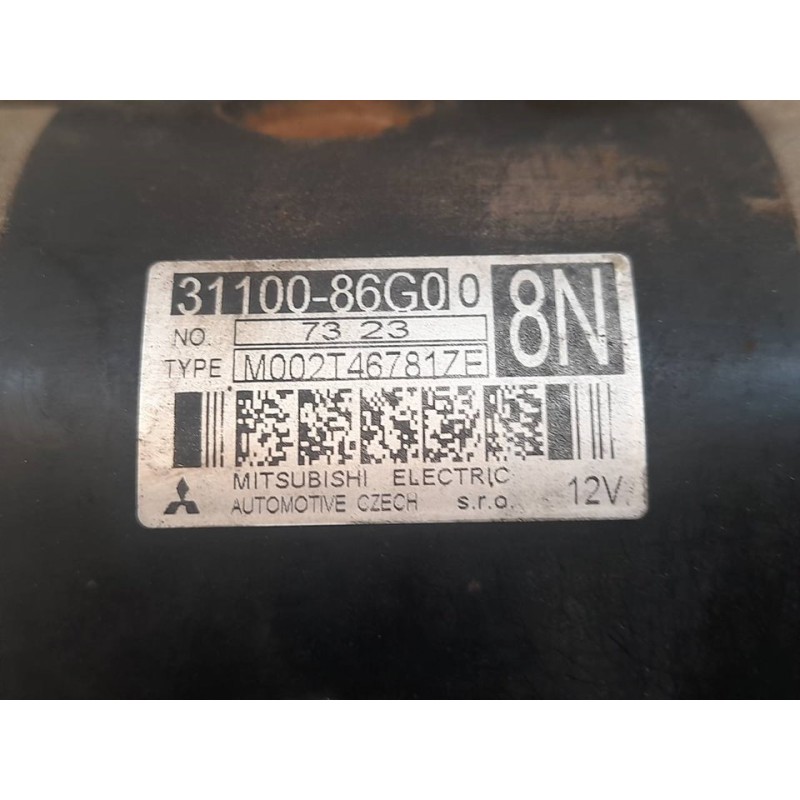Recambio de motor arranque para suzuki swift berlina (mz) gl (5-ptas.) referencia OEM IAM 3110086G0 M002T467817E MITSUBISHI 4