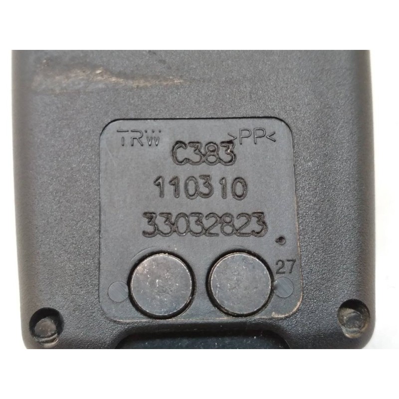 Recambio de enganche cinturon delantero derecho para ford ka (ccu) trend + referencia OEM IAM 33032823 C383 - Blanco 3