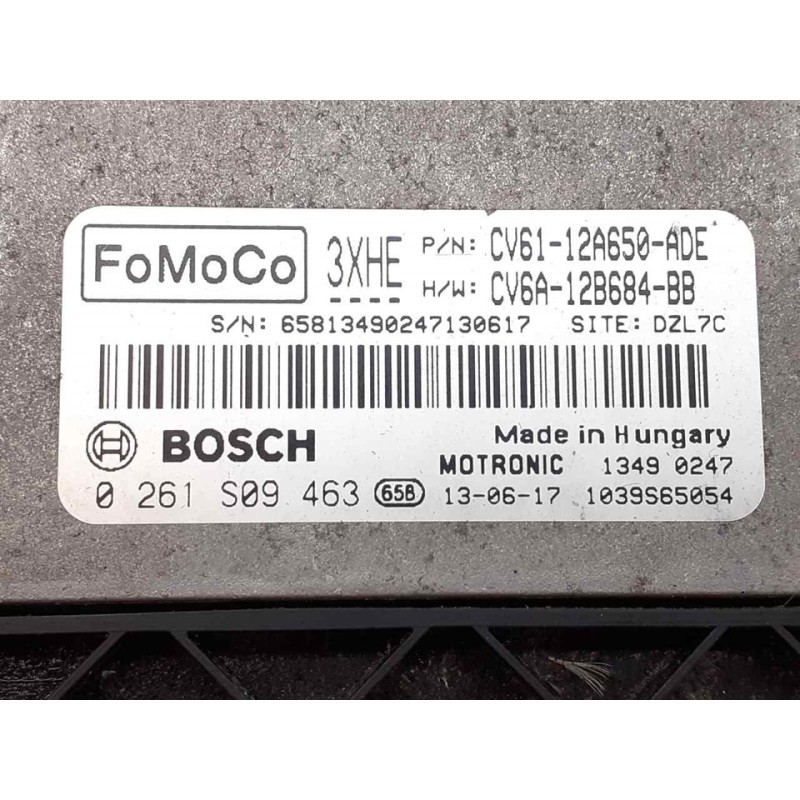 Recambio de centralita motor uce para ford c-max trend referencia OEM IAM 0261S09463 CV6112A650ADE BOSCH - Gris 3