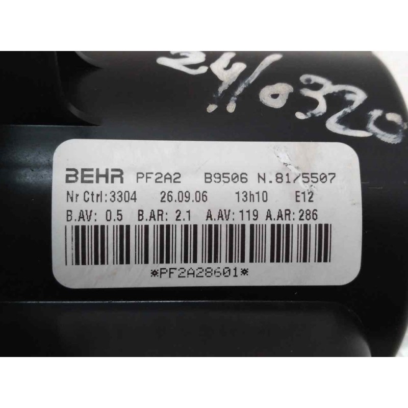 Recambio de motor calefaccion para peugeot 307 break/sw (s2) sw pack + referencia OEM IAM B9506 - Gris 2