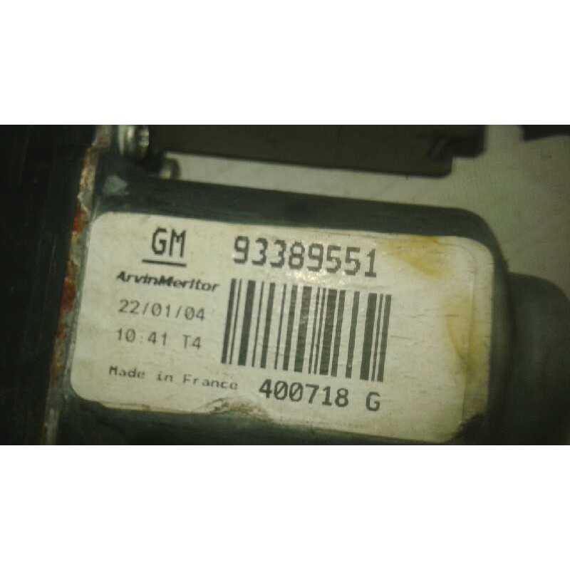Recambio de elevalunas delantero izquierdo para opel meriva 1.7 16v cdti referencia OEM IAM 93389551 2