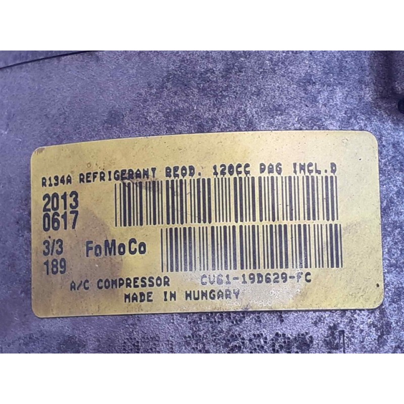 Recambio de compresor aire acondicionado para ford c-max trend referencia OEM IAM CV6119D629FC - Gris 3