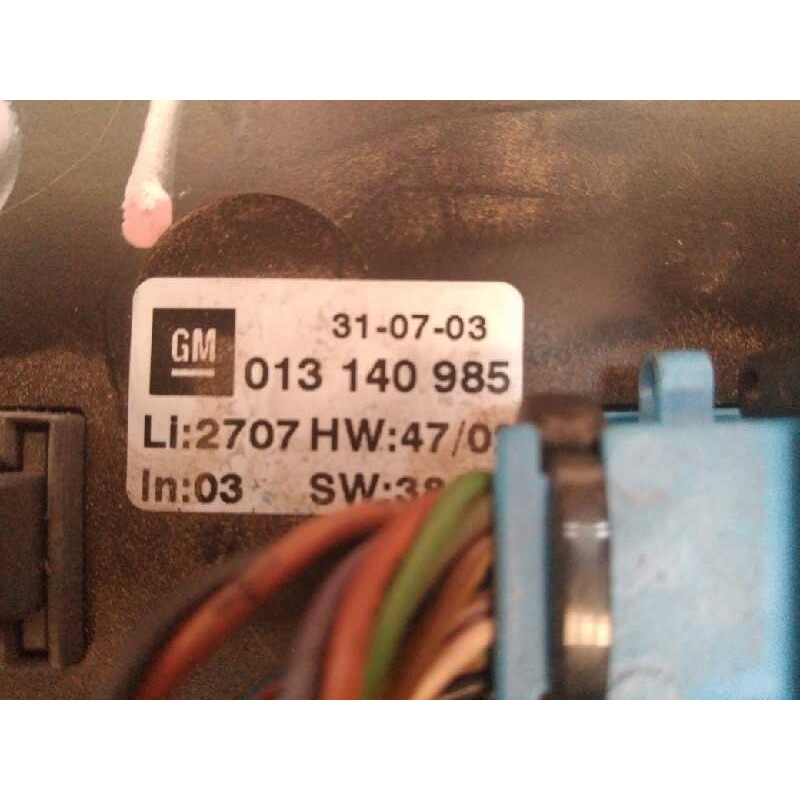 Recambio de mando climatizador para opel zafira a 2.0 dti referencia OEM IAM 013140985 - Azul 3