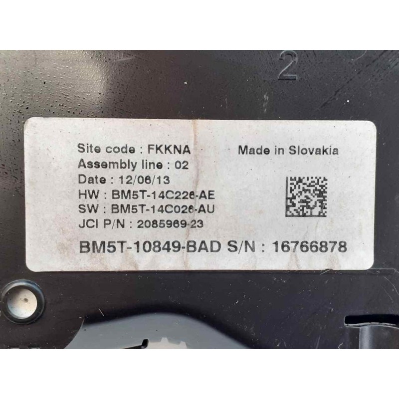Recambio de cuadro instrumentos para ford c-max trend referencia OEM IAM BM5T10849BAD - Gris 2