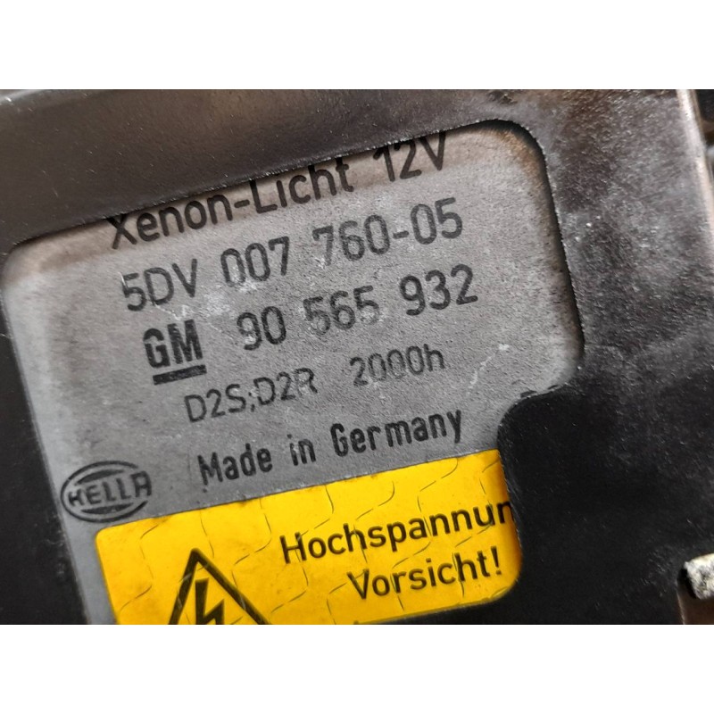 Recambio de faro derecho para opel omega b elegance berlina referencia OEM IAM 90555932 5DV000775005 3