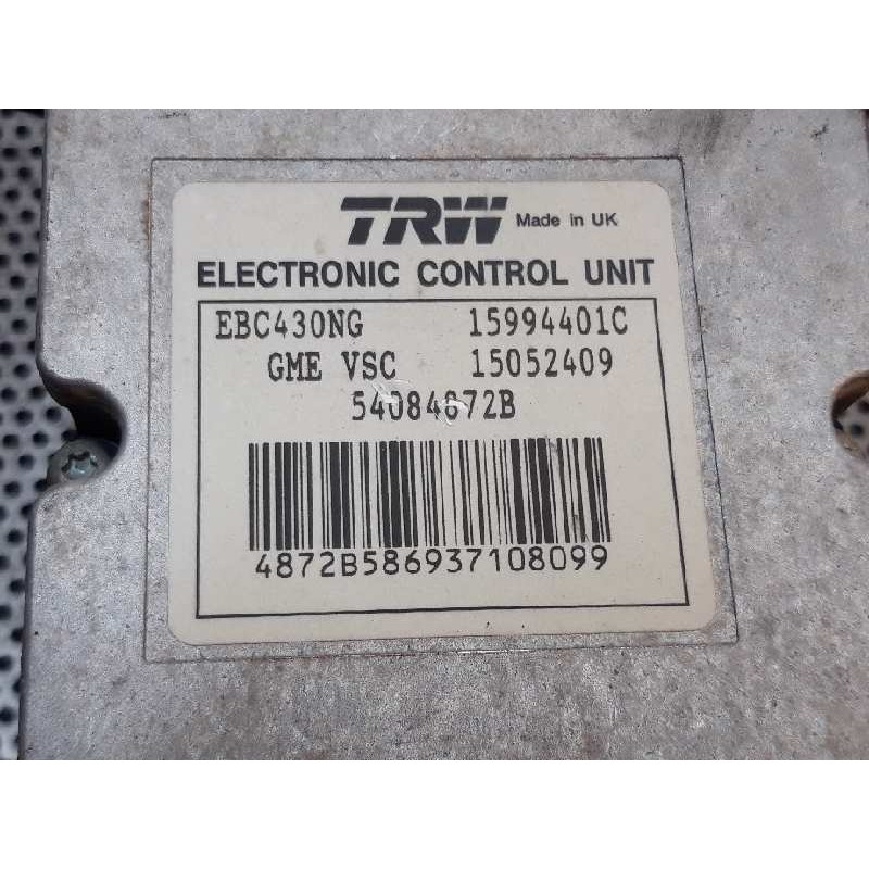 Recambio de abs para saab 9-3 sport sedán vector referencia OEM IAM 15994401C 15052409 12773673 - Negro 5