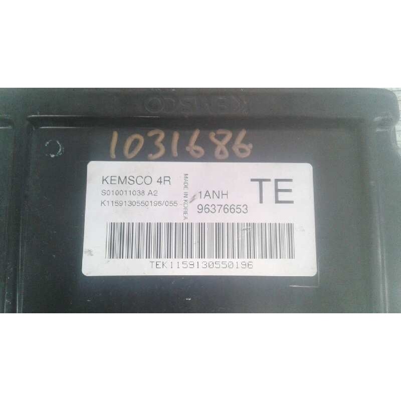 Recambio de centralita motor uce para daewoo kalos 1.2 cat referencia OEM IAM 96376653  KEMSCO - Negro 3