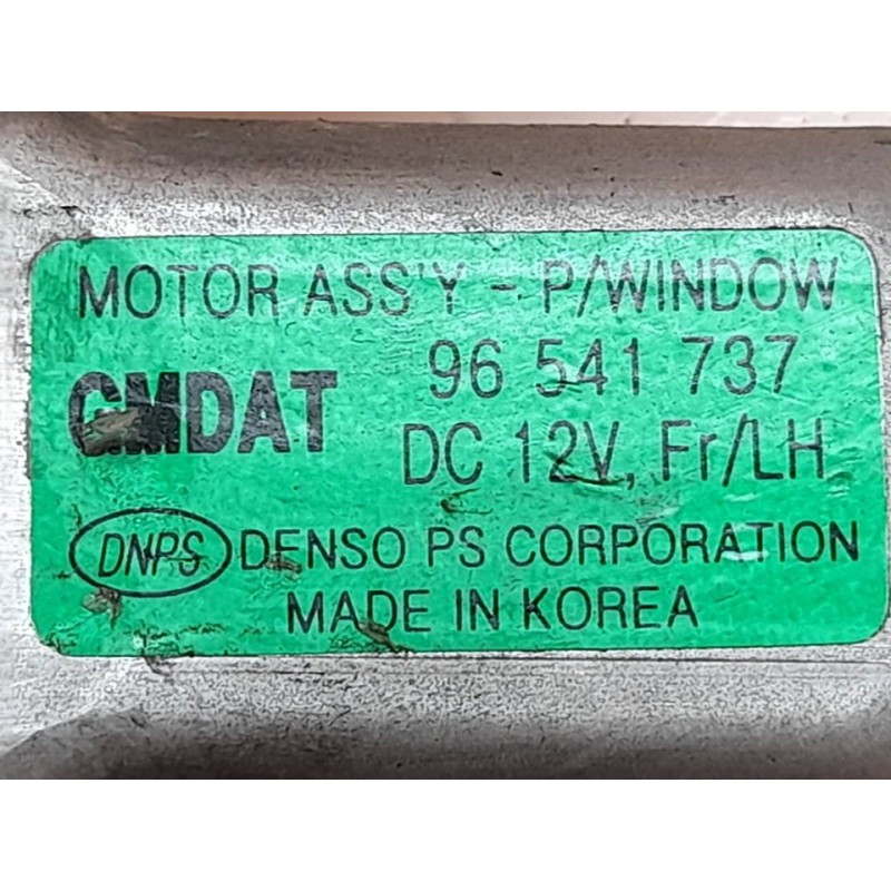 Recambio de elevalunas delantero izquierdo para chevrolet kalos 1.4 sx referencia OEM IAM 96541737 - Verde 4