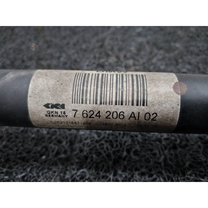 Recambio de transmision trasera derecha para bmw serie 1 lim. (f20) 116d referencia OEM IAM 7624206A02 - Blanco 2