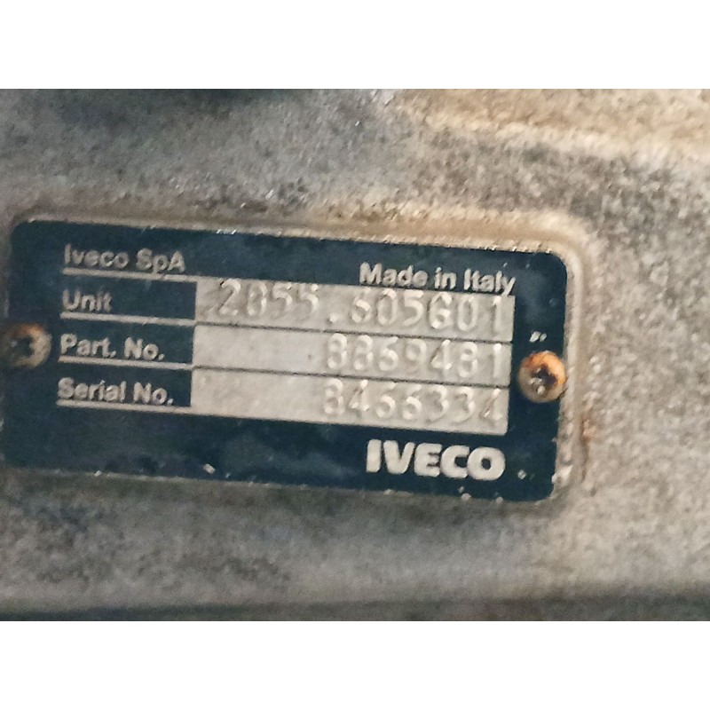 Recambio de caja cambios para iveco eurocargo tector chasis  (modelo 80 e 17) tráfico urbano referencia OEM IAM 8869481 2855605G - Blanco 2