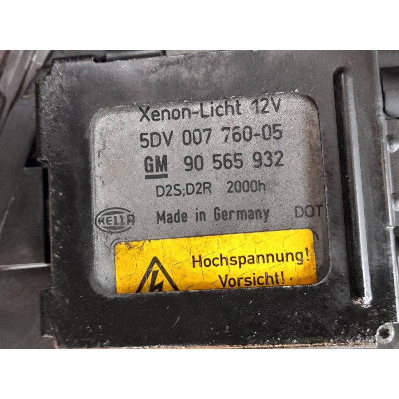 Recambio de faro izquierdo para opel omega b elegance berlina referencia OEM IAM 90565932 5DV00776005 4