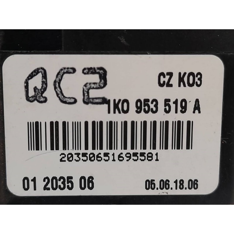 Recambio de mando limpia para volkswagen caddy ka/kb (2k) life referencia OEM IAM 1K0953519A - Blanco 3