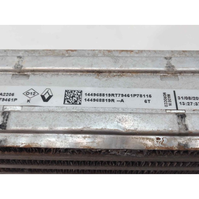 Recambio de intercooler para dacia jogger extreme go referencia OEM IAM 144968819R  VALEO 2