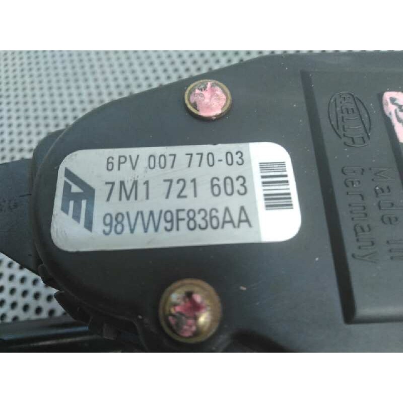 Recambio de potenciometro pedal para seat alhambra (7v8) 1.9 tdi referencia OEM IAM 7M1721603 98VW9F836AA - Azul 4