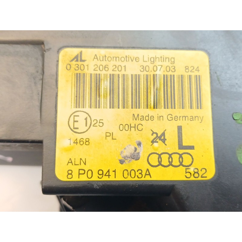 Recambio de faro izquierdo para audi a3 (8p1) 1.9 tdi referencia OEM IAM 8P0941003A - Gris 3