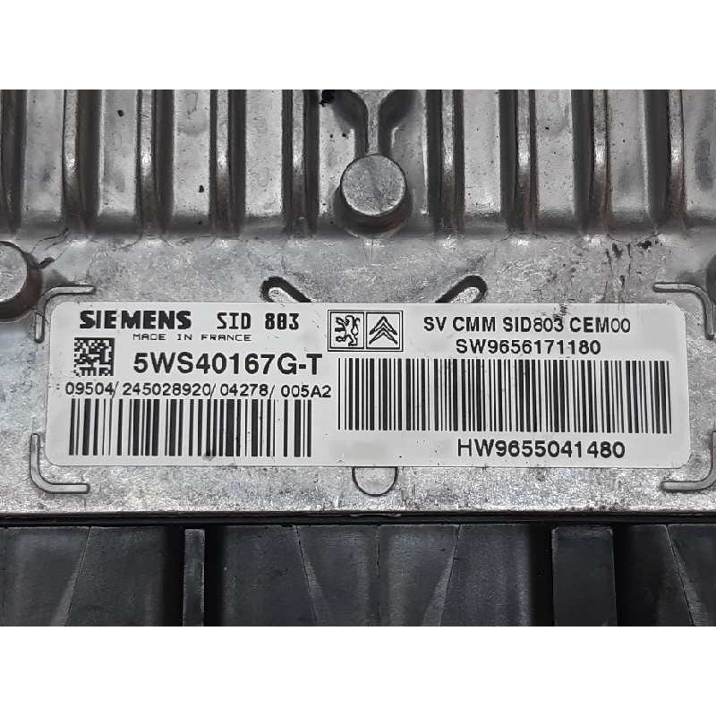 Recambio de centralita motor uce para peugeot 407 st confort referencia OEM IAM 5WS40167GT 9656171180 3
