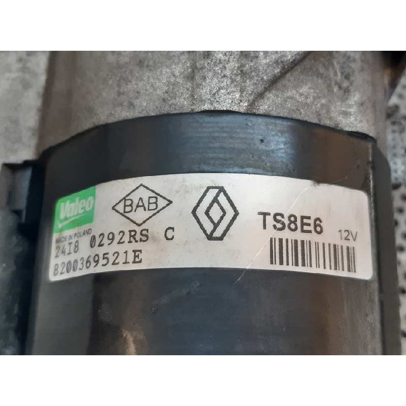 Recambio de motor arranque para renault clio iii exception referencia OEM IAM 8200369521E 2