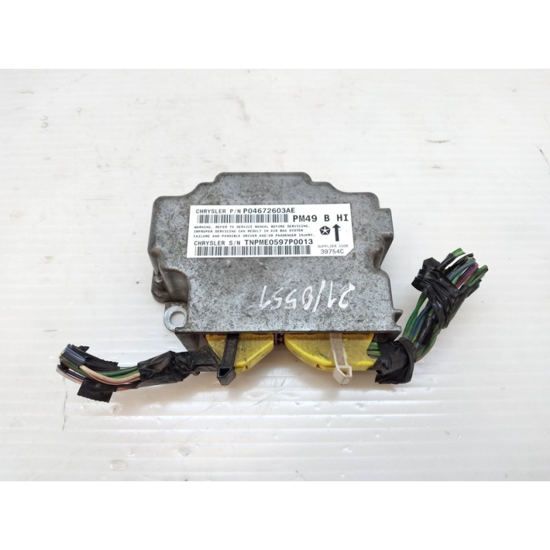 Recambio de centralita airbag para dodge caliber se referencia OEM IAM P04672603AE  