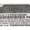 Recambio de centralita airbag para dodge caliber se referencia OEM IAM P04672603AE  