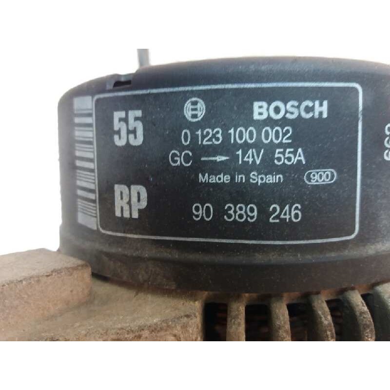 Recambio de alternador para opel corsa b 1.4 cat (2h6) referencia OEM IAM 0123100002 90389246 BOSCH 2