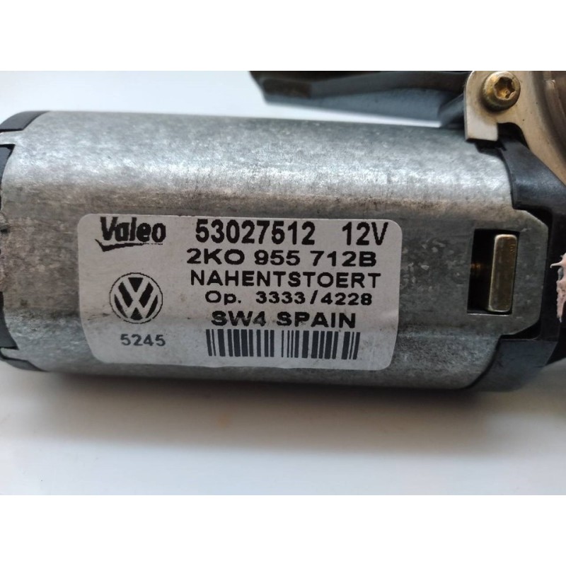 Recambio de motor limpia trasero para volkswagen caddy ka/kb (2k) life referencia OEM IAM 2K0955712B 53027512 - Blanco 4