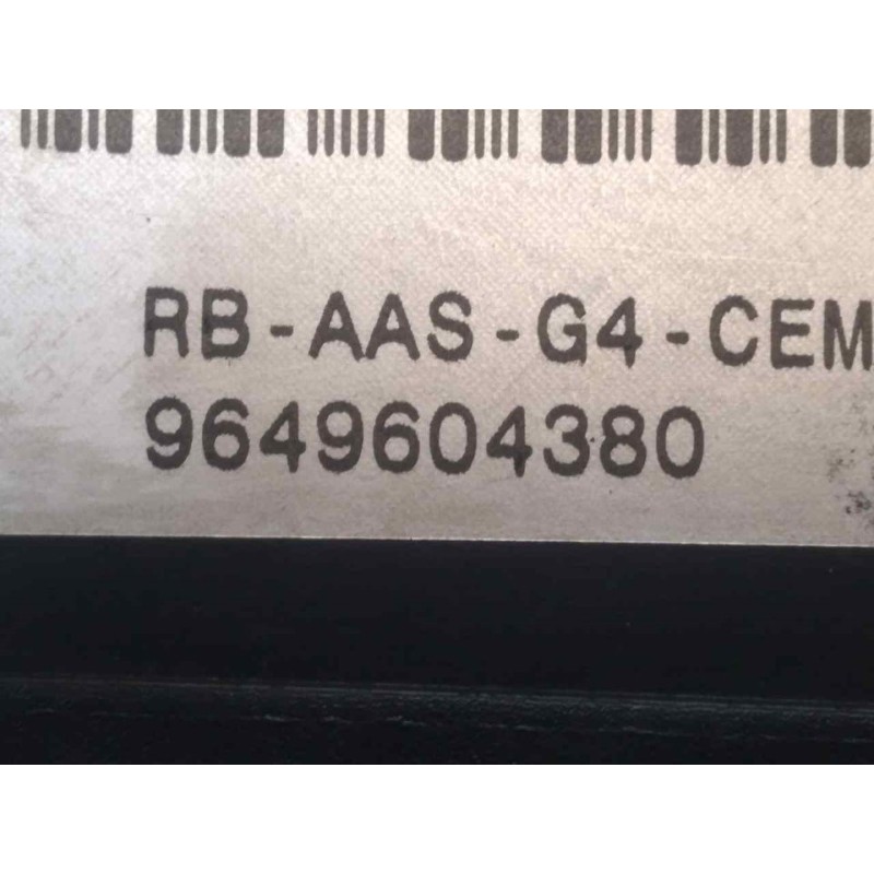 Recambio de centralita parking para citroën c5 berlina premier (e) referencia OEM IAM 9649604380 0263004089 BOSCH 2
