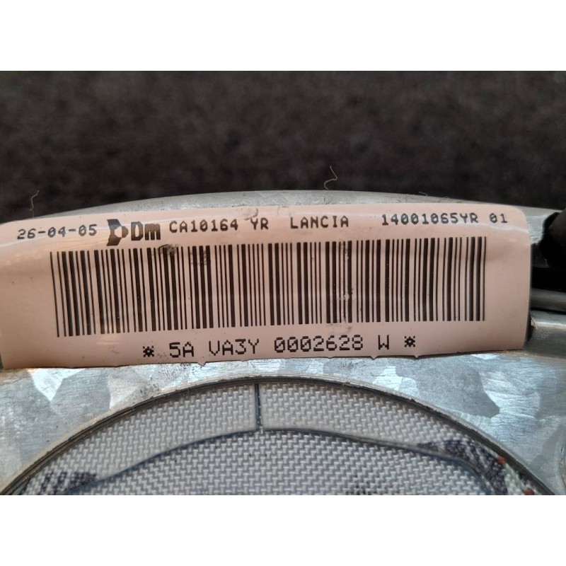 Recambio de airbag delantero izquierdo para lancia phedra (180) 2.2 jtd referencia OEM IAM 14001065YR - Negro 3