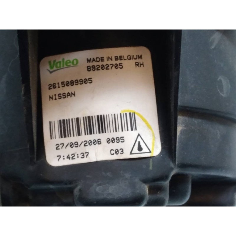 Recambio de faro antiniebla derecho para nissan x-trail (t30) titanium pack referencia OEM IAM 89202705 261589905 3