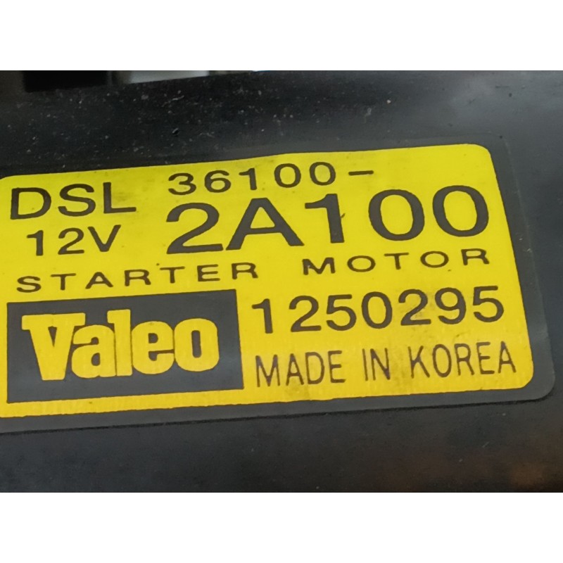 Recambio de motor arranque para kia rio ii sedán (jb) 1.5 crdi referencia OEM IAM 361002A100 - Negro 2