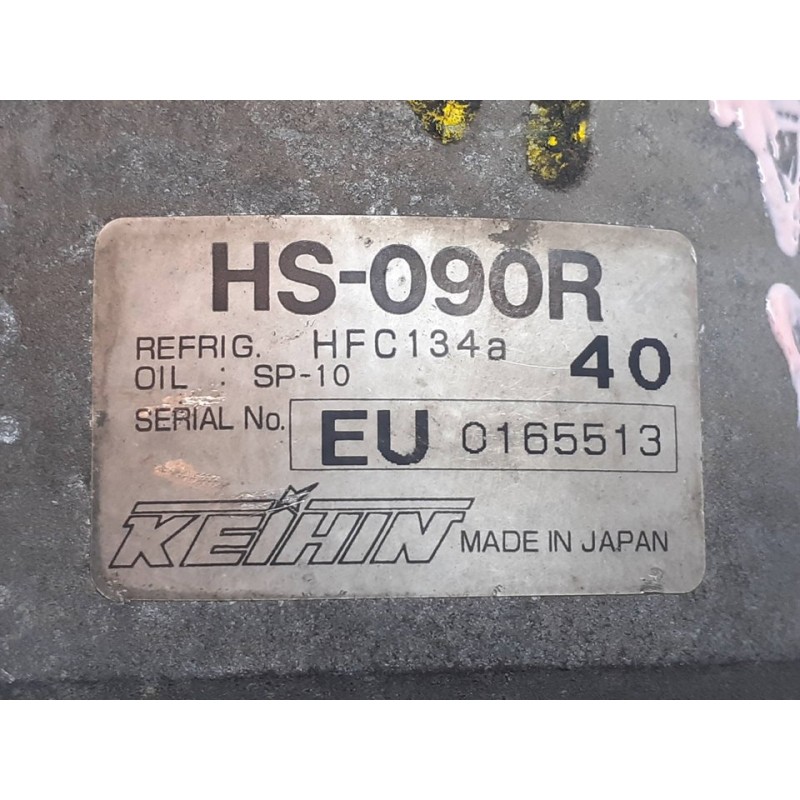 Recambio de compresor aire acondicionado para honda jazz (gd1/5) 1.4 ls referencia OEM IAM HS090R 3