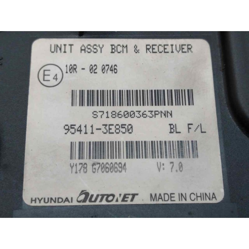 Recambio de centralita check control para kia sorento 2.5 crdi emotion referencia OEM IAM 954113E850 - Negro 3