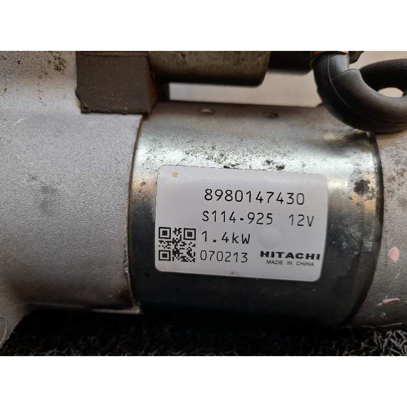 Recambio de motor arranque para opel astra h berlina enjoy referencia OEM IAM 8980147430  HITACHI - Gris 3