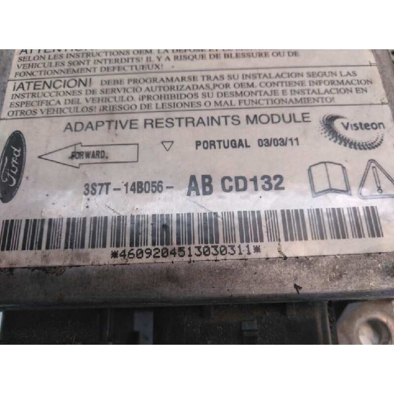 Recambio de centralita airbag para ford mondeo berlina (ge) ghia referencia OEM IAM 3S7T14B056AB - Negro 2