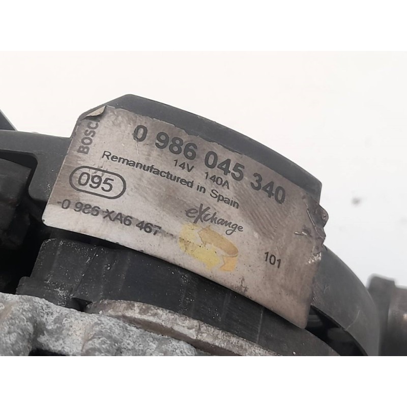 Recambio de alternador para volkswagen caddy ka/kb (2k) furg. referencia OEM IAM 0124525091 06F903023F BOSCH - Blanco 4