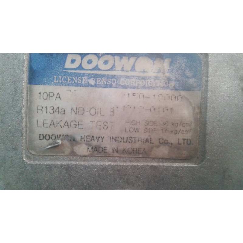 Recambio de compresor aire acondicionado para kia carnival td ls referencia OEM IAM 215010000 DOOWON 4