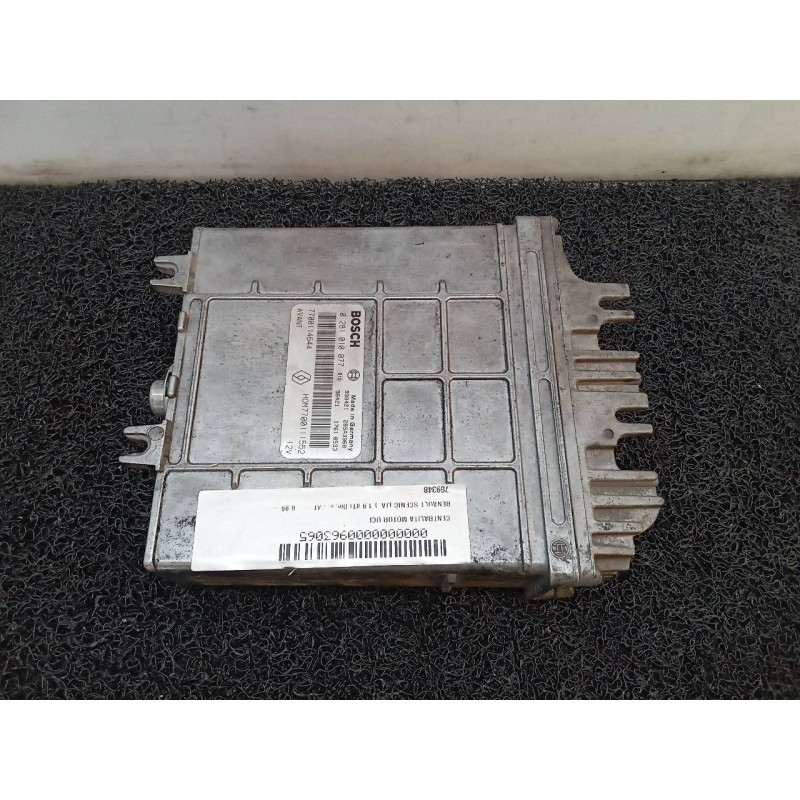 Recambio de centralita motor uce para renault scenic (ja..) 1.9 dti diesel cat referencia OEM IAM 0281010077 7700114644 BOSCH - Rojo