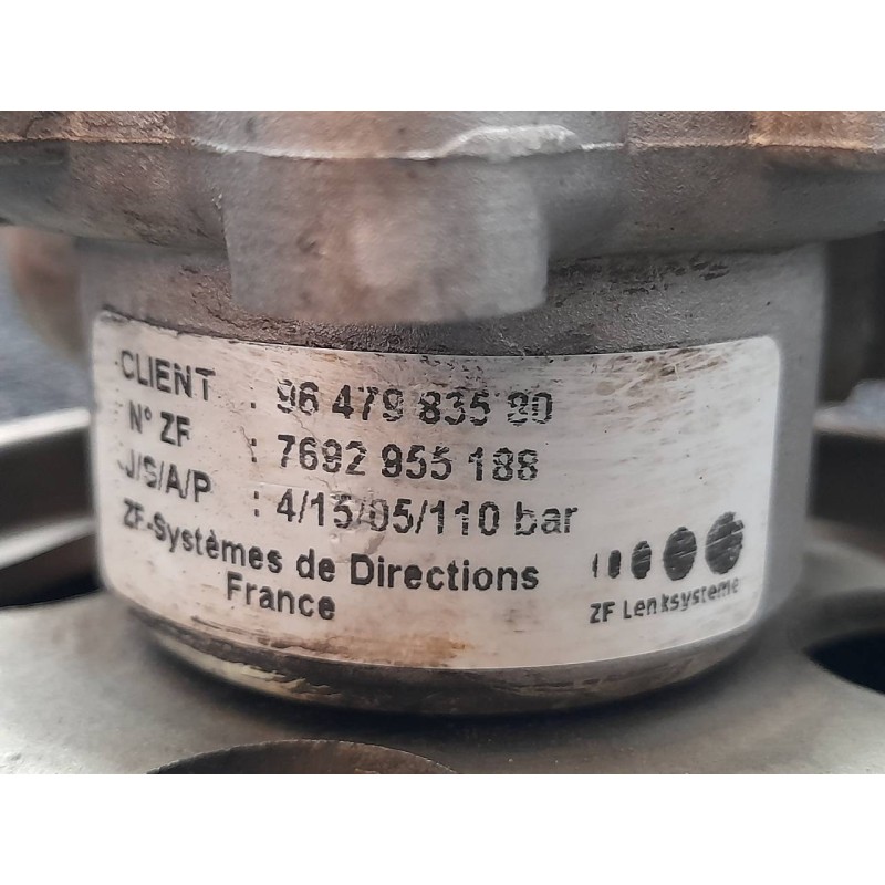 Recambio de bomba direccion para lancia phedra (180) 2.2 jtd referencia OEM IAM 9647983580 7692955188 - Negro 2
